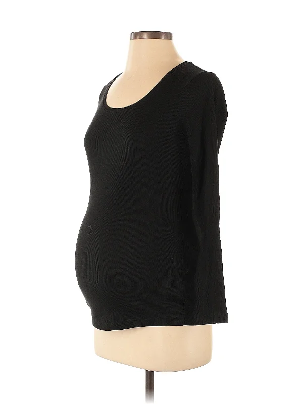 Long Sleeve T Shirt Fitted T-Shirt Seamless Stretchy