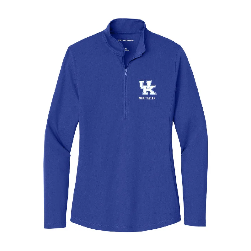 Kentucky - NCAA Women's Soccer : Ashley Mekitarian - Women's Lightweight Quarter Zip Jacket Fleece Jacket Down Jacket Feather Jacket