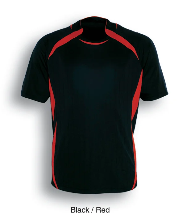 Adult Sports Soccer Jersey - Black/Red Turtle Neck Jersey Shirt