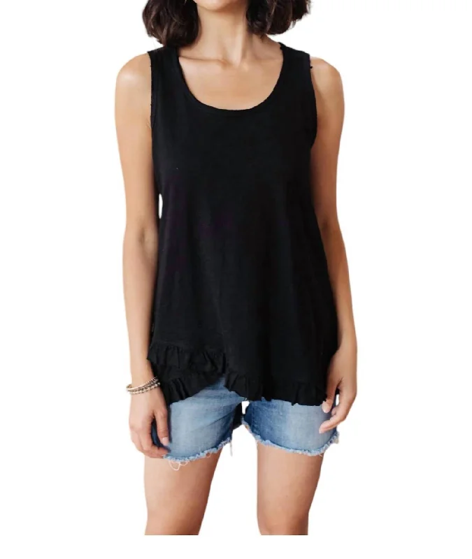 Ordinary Tank Sleeveless In Black seamless tank top