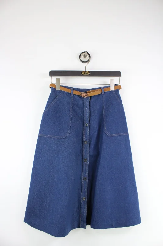 Vintage Koret City Blues Skirt (L) corduroy skirt cozy