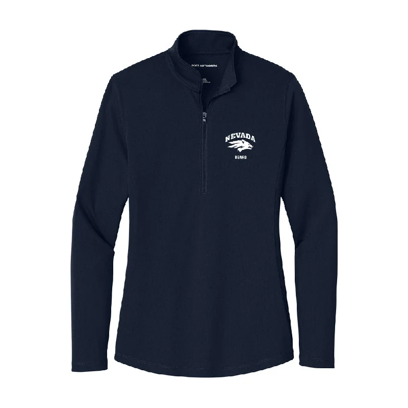 Nevada - NCAA Women's Soccer : Jade Beard - Women's Lightweight Quarter Zip Jacket Fleece Jacket Down Jacket Feather Jacket