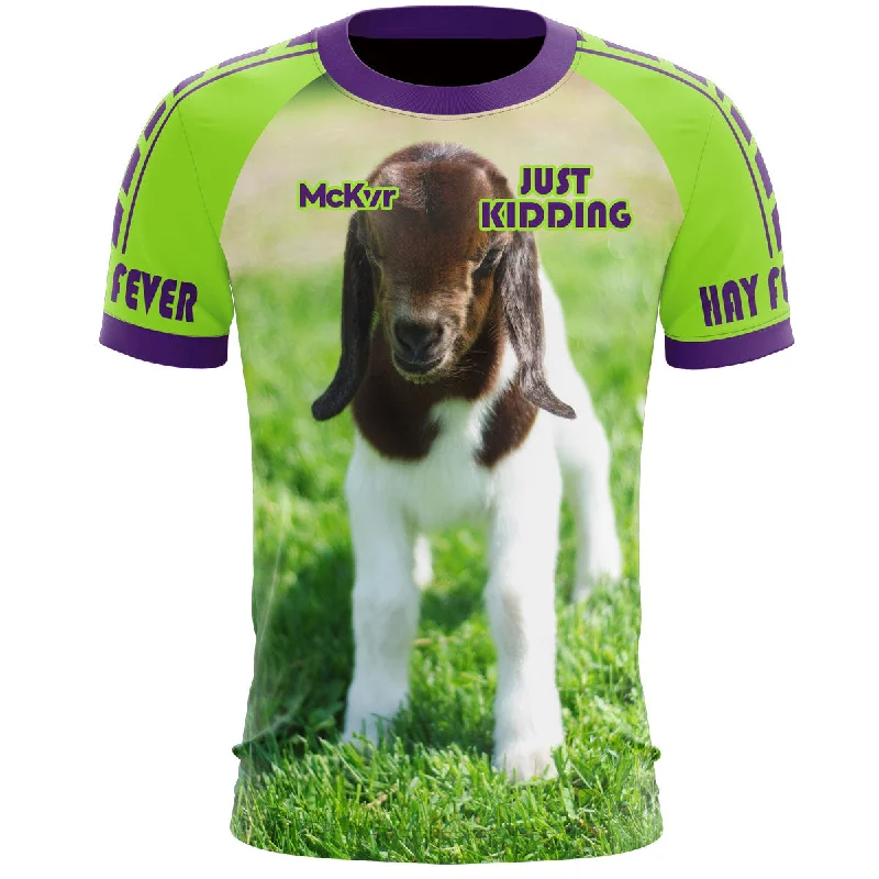 Mc Keever Just Kidding Ploughing Championships Jersey - Adult Pink Jersey Tee