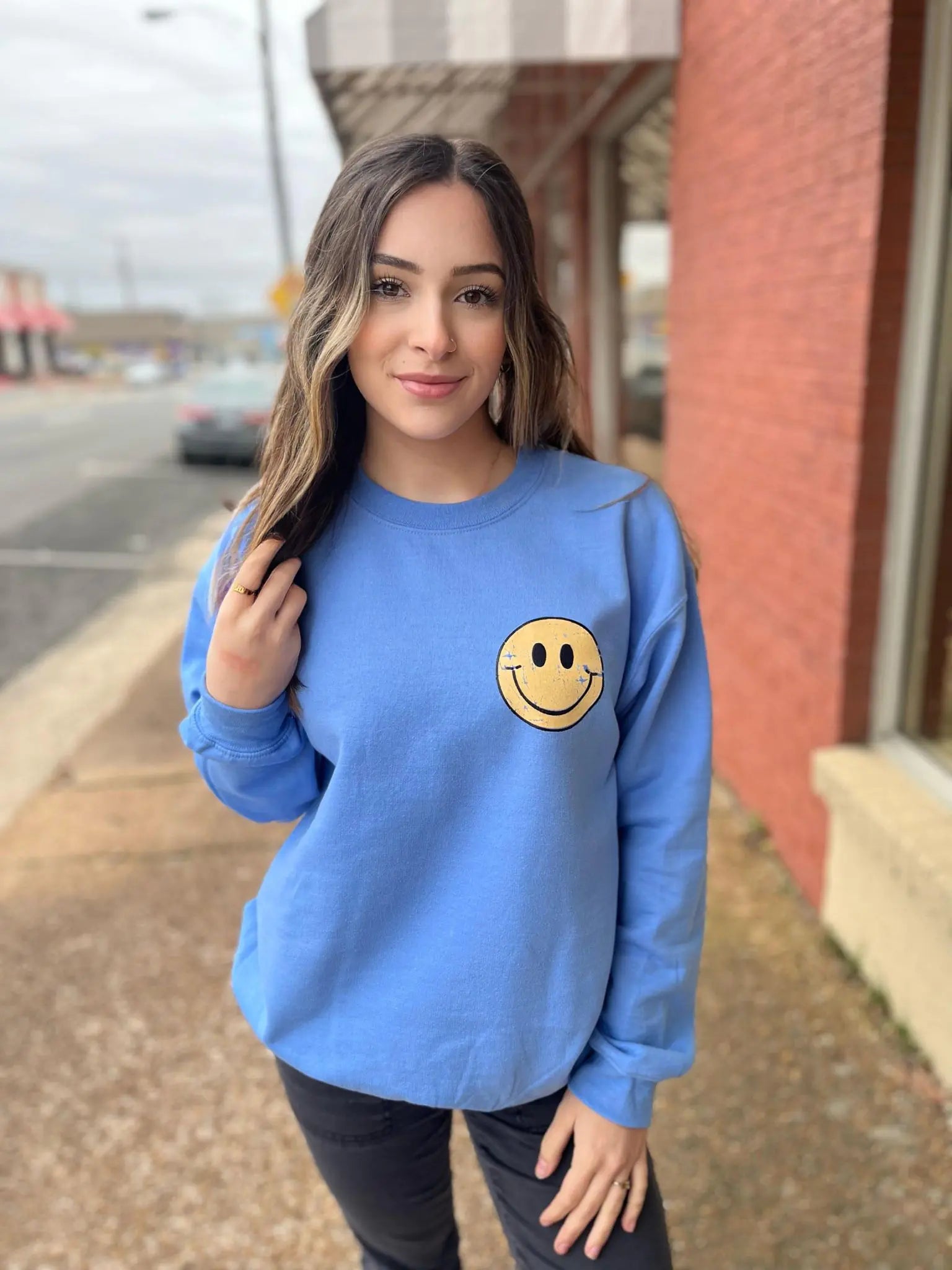 Overthinker's Club Sweatshirt Hoodie with Applique Textured Unique