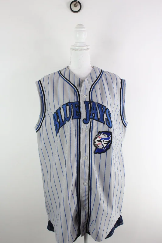 Vintage Blue Jays Jersey (L) Warm Jersey Shirt