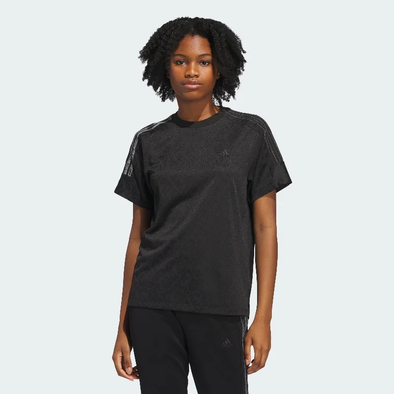 Women's adidas GG Lace Jersey Modern Jersey Tee