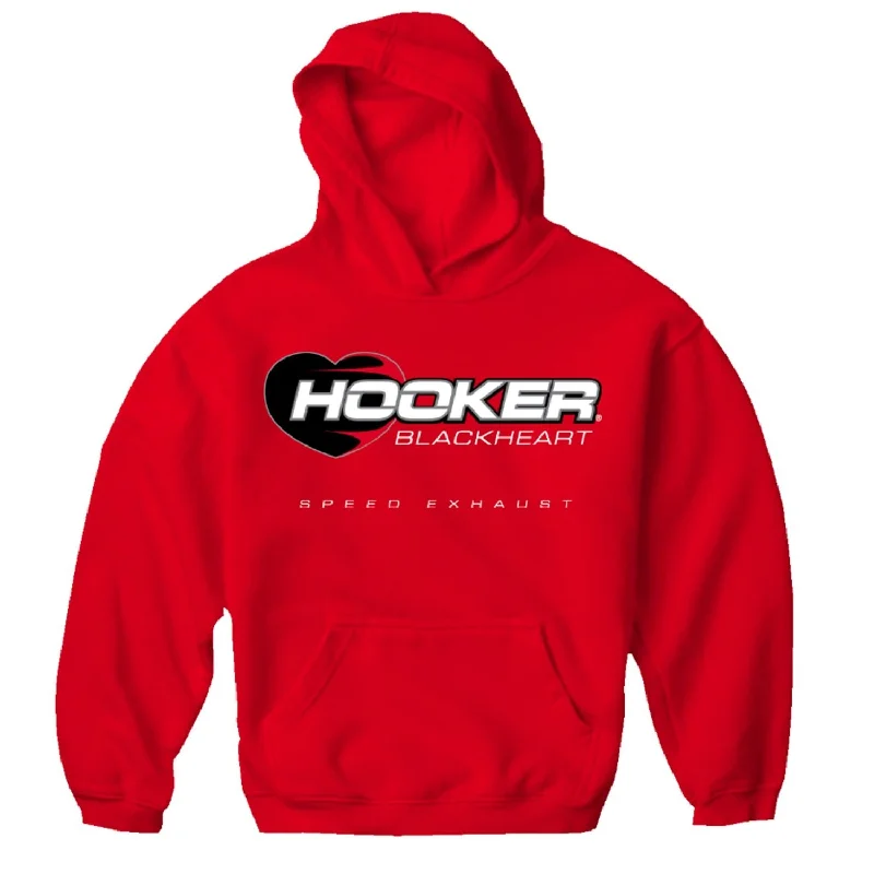 Hooker Blackheart Hoodie 10156-SMHKR Hoodie with Fur Luxurious Winter