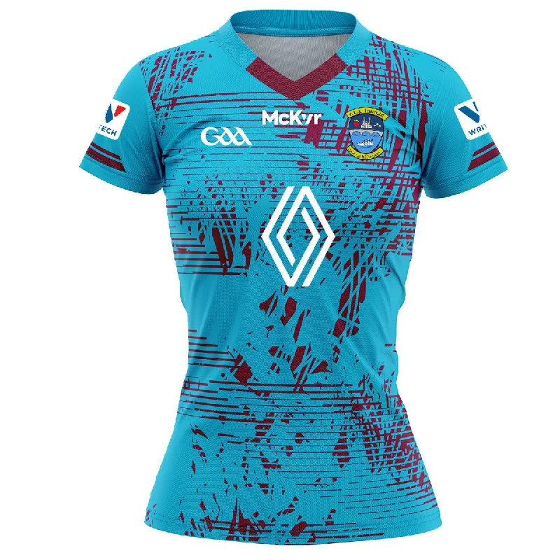 Mc Keever Westmeath GAA Training Jersey - Womens - Cyan/Maroon Modern Jersey Tee