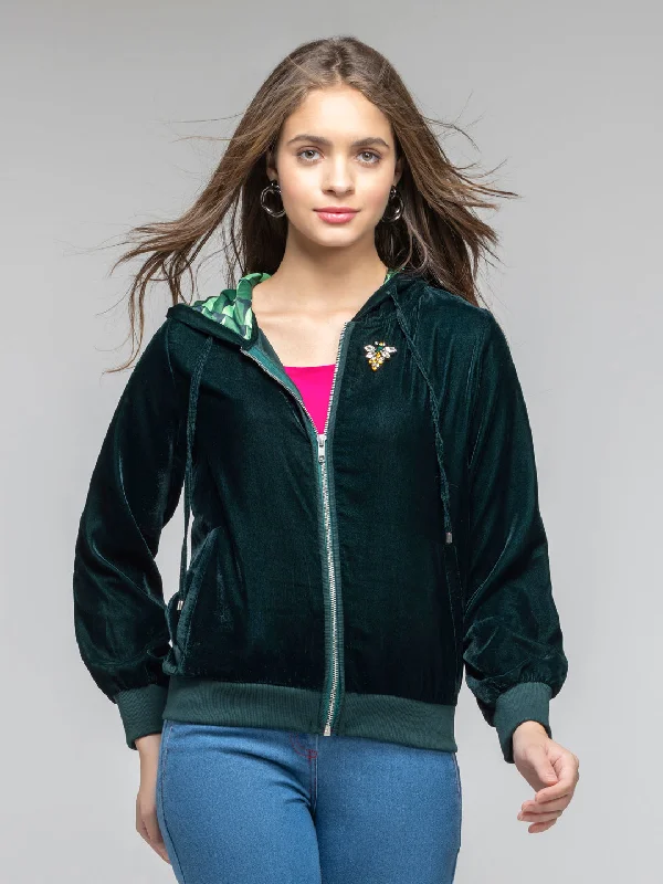 Academy Hoodie Hoodie with Half-Zip Sporty Casual