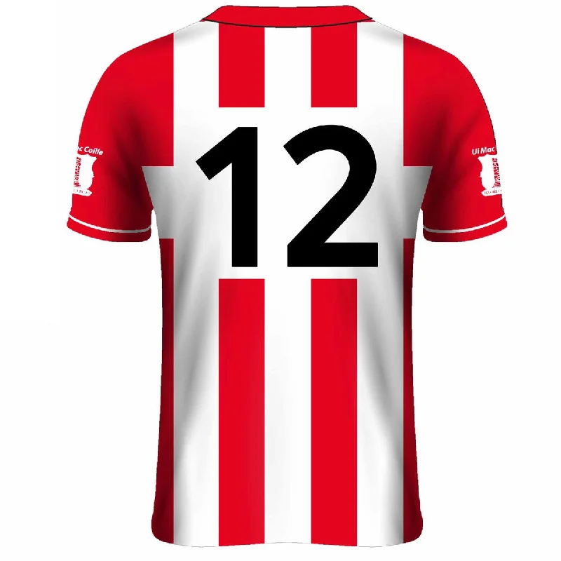 Mc Keever Imokilly GAA Numbered Playing Jersey - Adult - Red Player Fit Travel Jersey Tee