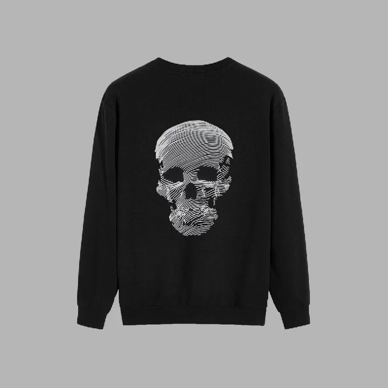 Blvck Skull Sweater Bright Pastel Dark