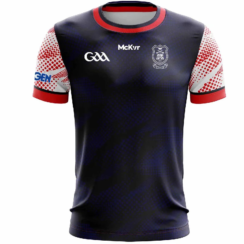 Mc Keever Cuala GAA Training Jersey - Adult - Navy Player Fit Round Neck Jersey Tee