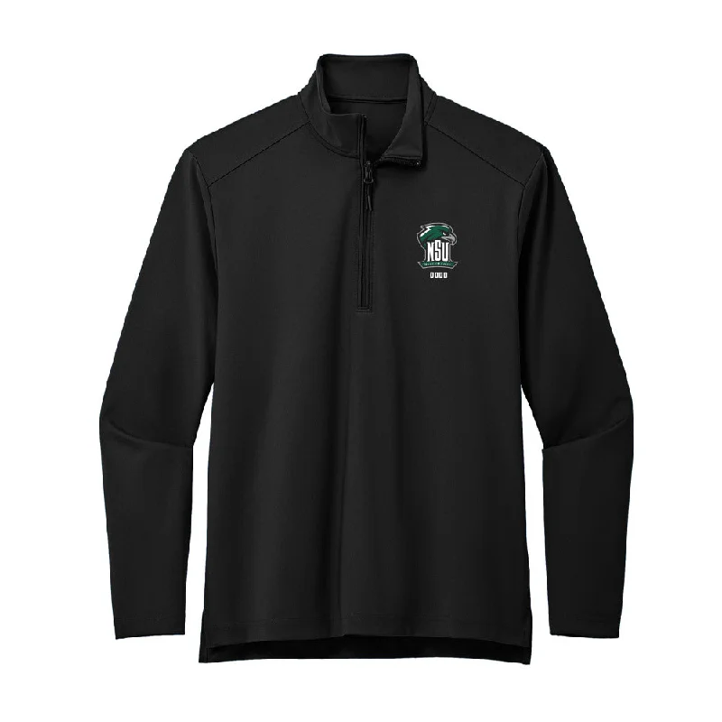 Northeastern State - NCAA Women's Soccer : Brooke Dodd - Premium Quarter Zip Jacket Jacket Blazer Coat