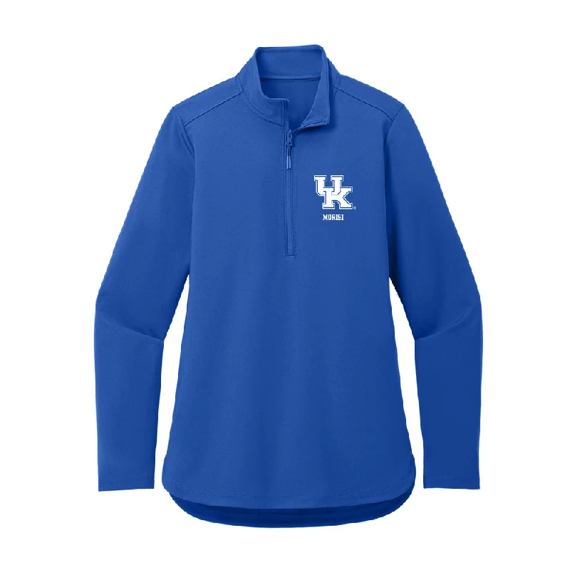 Kentucky - NCAA Women's Soccer : Thalia Morisi - Women's Premium Quarter Zip Jacket Insulated Jacket Fitted Jacket Loose Jacket