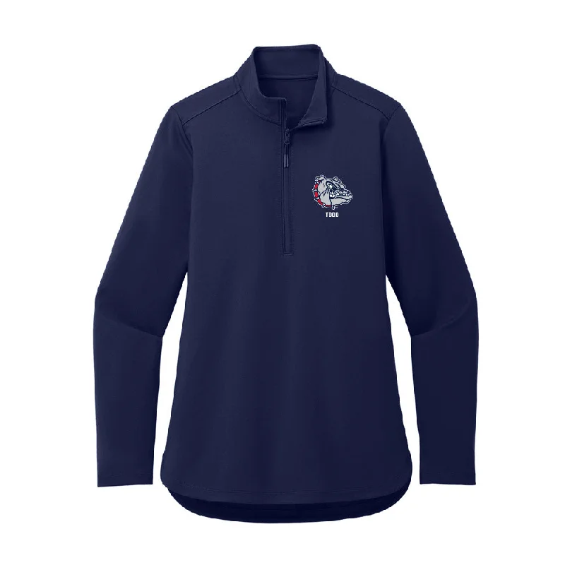 Gonzaga - NCAA Women's Soccer : Emily Todd - Women's Premium Quarter Zip Jacket Jersey Jacket Tulle Jacket Batik Jacket