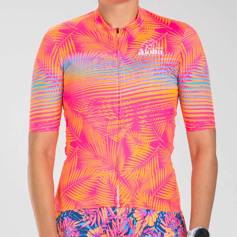 Womens LTD Cycle Aero Jersey - Club Aloha High-End Jersey Tee