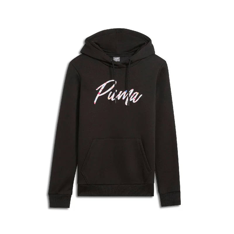 PUMA Women's Live In Speckle Hoodie Hoodie with Mesh Breathable Sporty