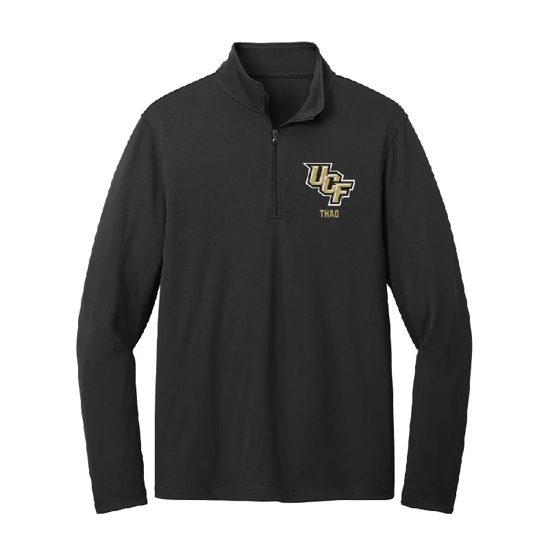 Central Florida - NCAA Women's Soccer : Grace Thao - Lightweight Quarter Zip Jacket Zip Front Button Front Snap Front