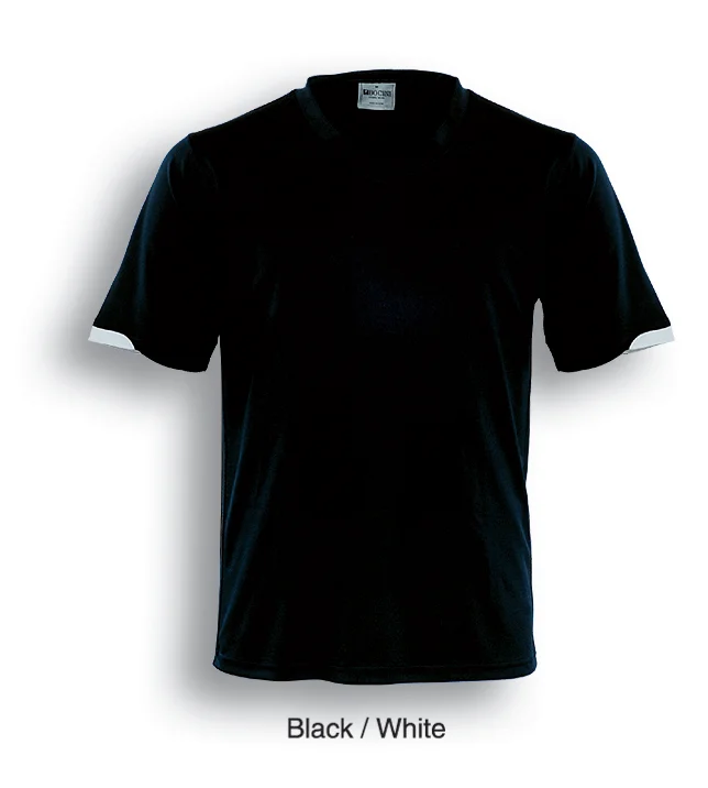 Adults Breezeway Soccer Jersey - Black/White High Neck Jersey Shirt