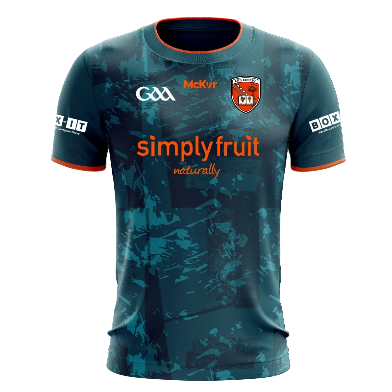 Mc Keever Armagh GAA Official Vital Training Jersey - Adult - Teal Daily Wear Jersey Tee