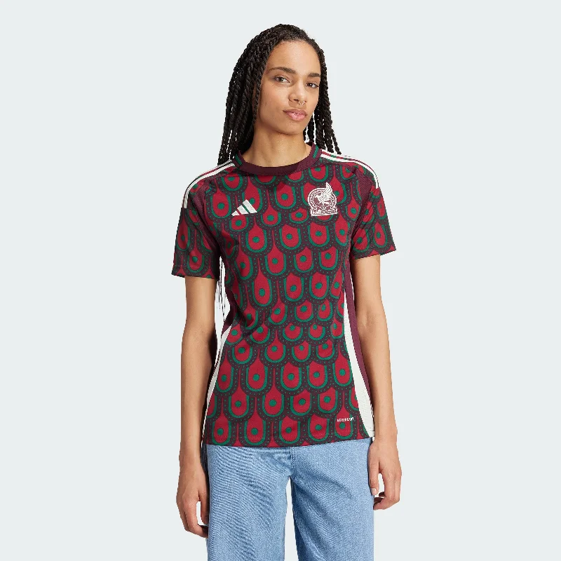 Women's adidas Mexico 24 Home Jersey Eco-Friendly Jersey Tee