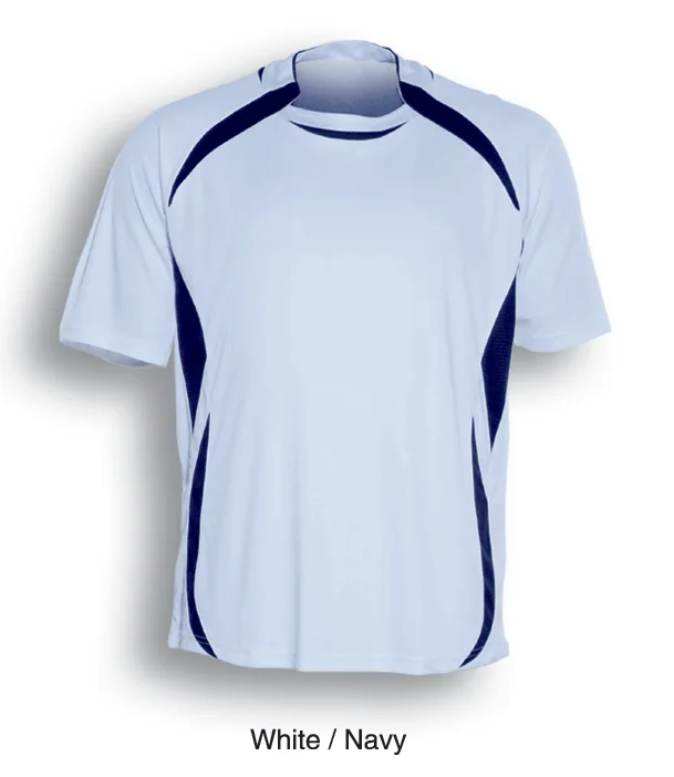 Adult Sports Soccer Jersey - White/Navy Geometric Jersey Top