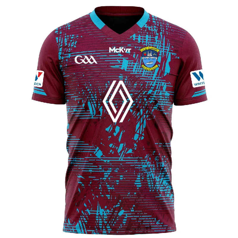 Mc Keever Westmeath GAA Training Jersey - Adult - Maroon/Cyan Pure White Jersey Tee