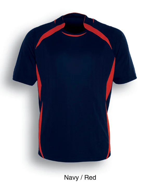 Adult Sports Soccer Jersey - Navy/Red Patterned Jersey Tee