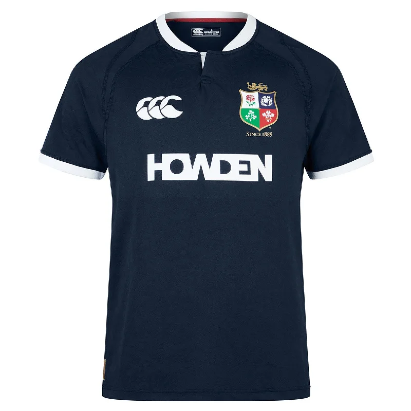 Canterbury British and Irish Lions Training Rugby Jersey - Mens - Dark Sapphire Short Sleeve Jersey Top