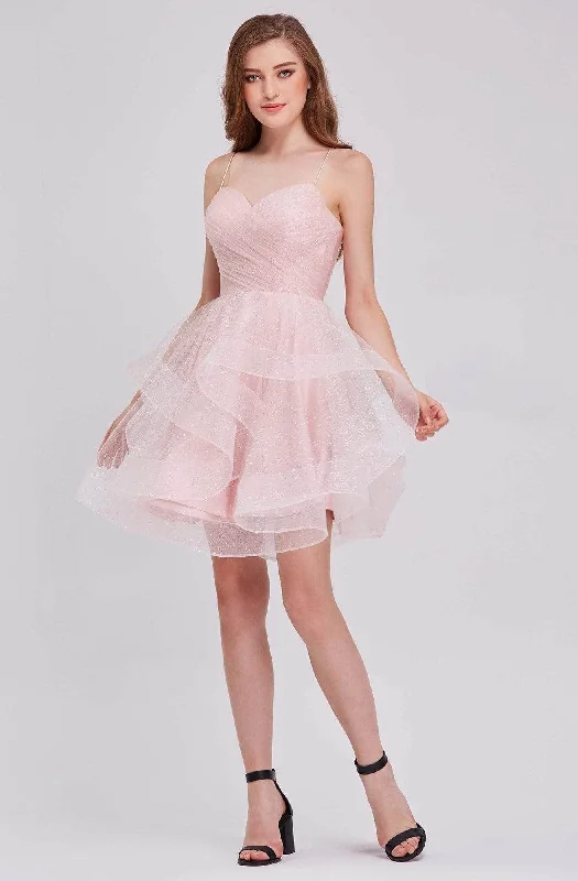 J'Adore Dresses J16078 - Tulle Cocktail Dress Tunics Fashionable trendy