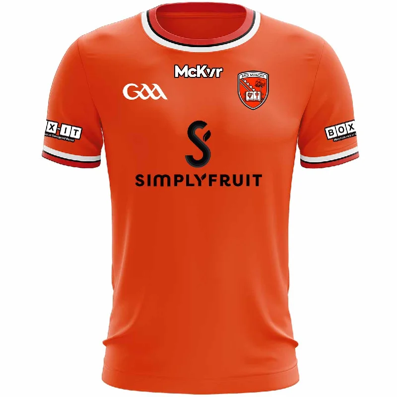 Mc Keever Armagh GAA Home Jersey - Adult - Orange Travel Jersey Tee