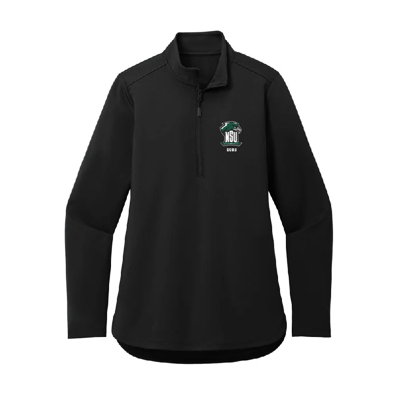 Northeastern State - NCAA Women's Soccer : Brooke Dodd - Women's Premium Quarter Zip Jacket Zip Front Button Front Snap Front