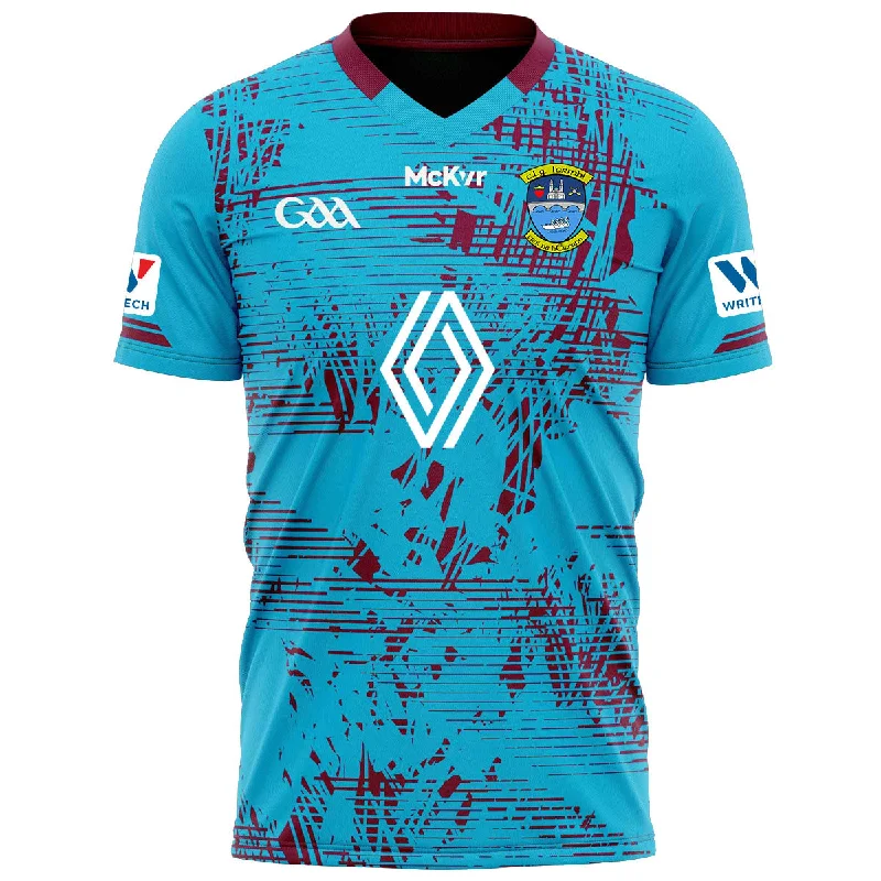 Mc Keever Westmeath GAA Training Jersey - Adult - Cyan/Maroon Jet Black Jersey Tee