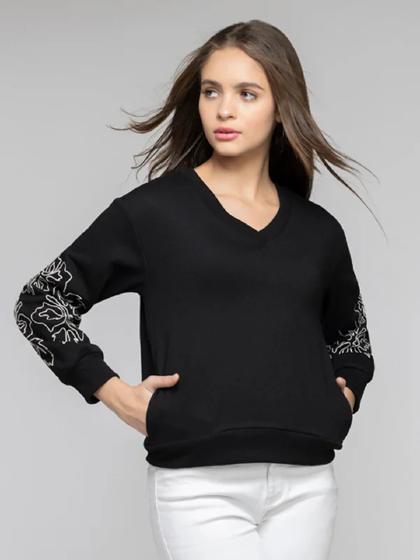 Sanctuary Sweatshirt Hoodie with Set-In Sleeves Structured Classic