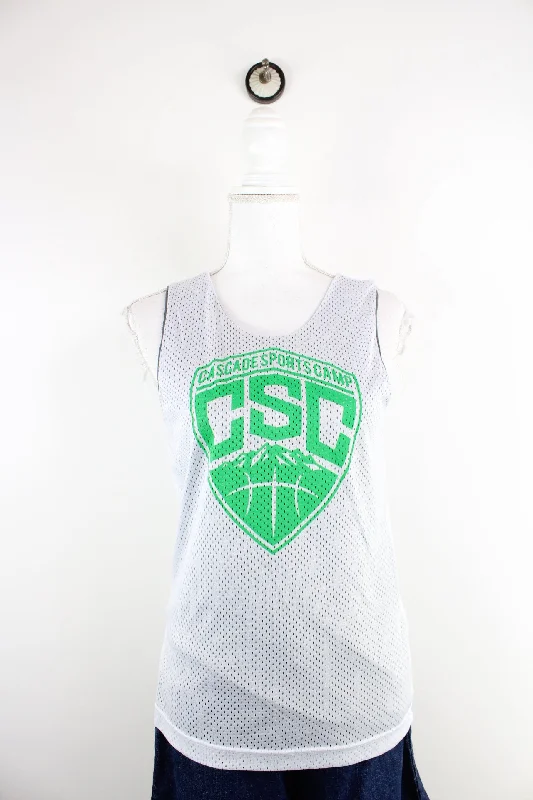 Vintage Cascade Sportscamp Jersey (L) Halter Neck Jersey Tee