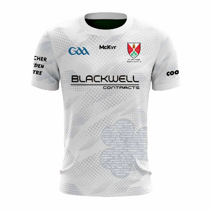 Mc Keever Bailieborough Shamrocks GAA Mens Goalkeeping Jersey - Adult - White Exclusive Jersey Tee