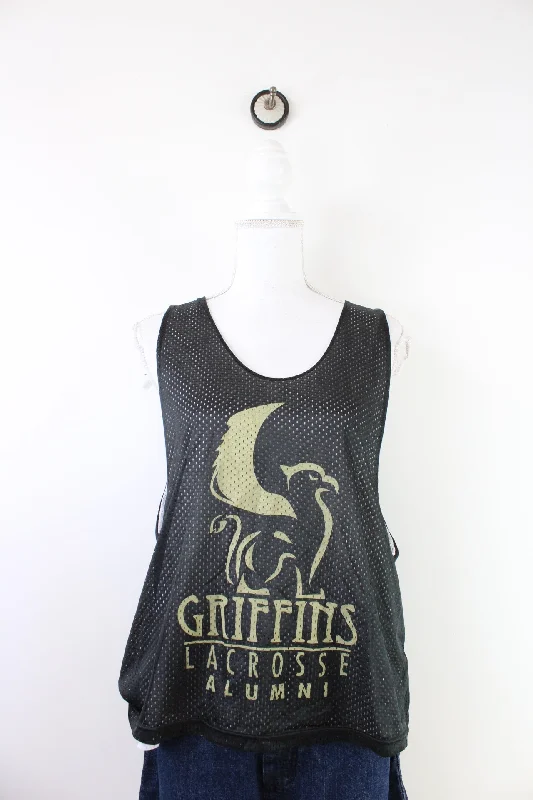 Vintage Griffins Lacrosse Jersey (XL) Polo Neck Jersey Top