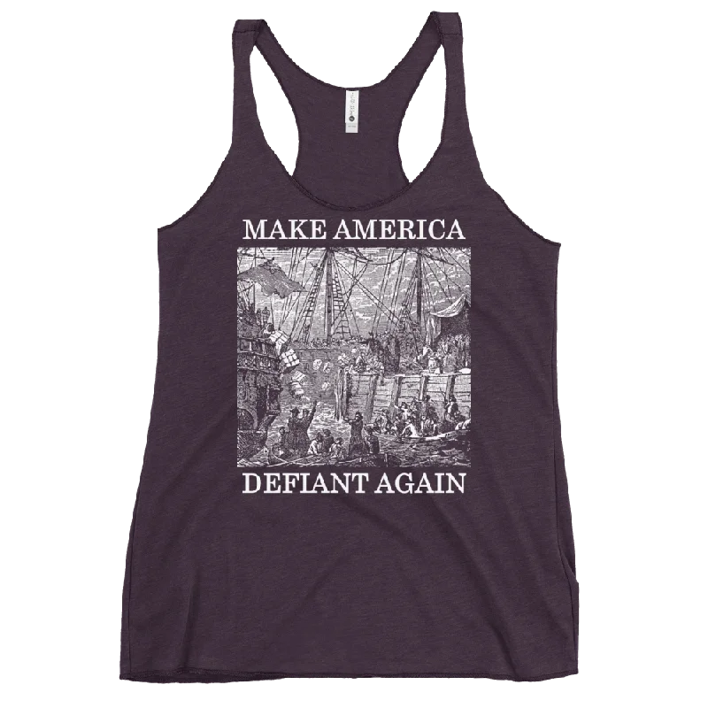 Make America Defiant Again women's racerback tank lounge tank top