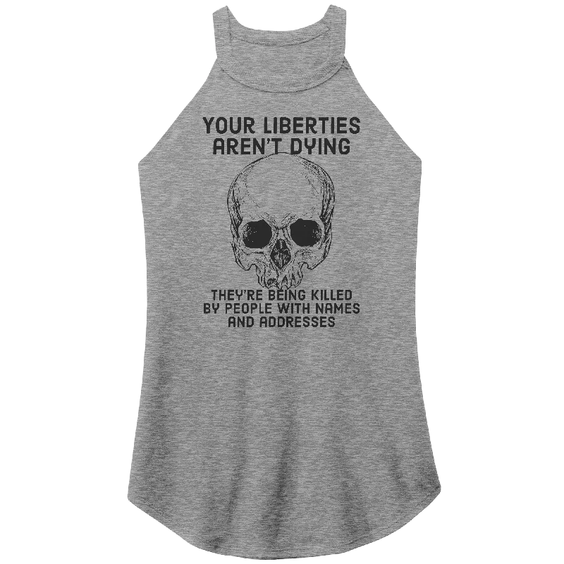 Liberties Aren't Dying women's (light) rocker tank neon tank top