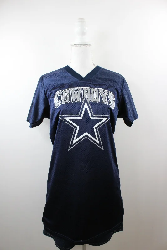 Vintage Cowboys Oversize Jersey (M) High Neck Jersey Shirt