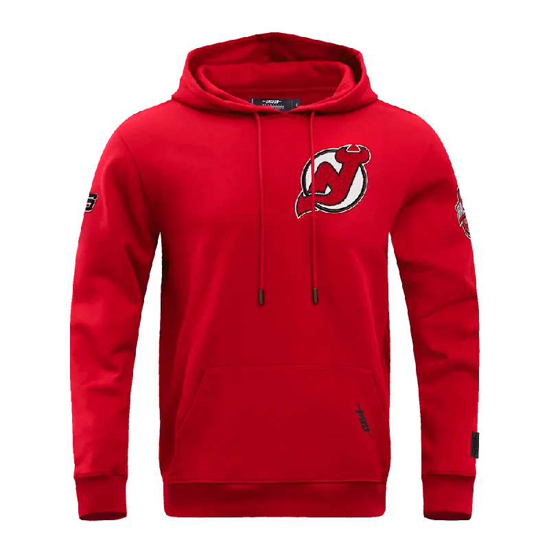 SUDADERA CON GORRO NHL NEW JERSEY DEVILS CLASSIC CHENILLE Winter Jersey Top