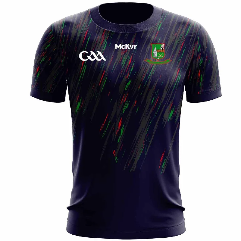 Mc Keever Fr O'Neills GAA Training Jersey - Adult - Navy Ruby Red Jersey Shirt