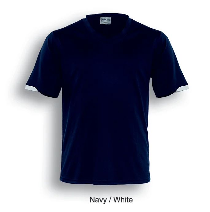 Adults Breezeway Soccer Jersey - NavyWhite Long Sleeve Jersey Tee