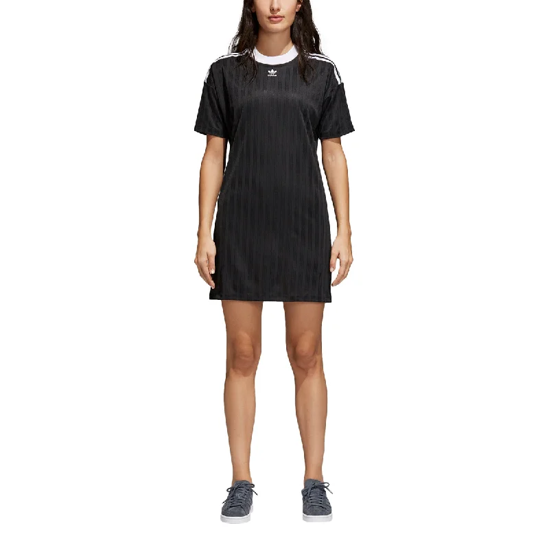 Adidas Originals 3-Stripes Women's Dress Black/White Tunics Handmade artisanal