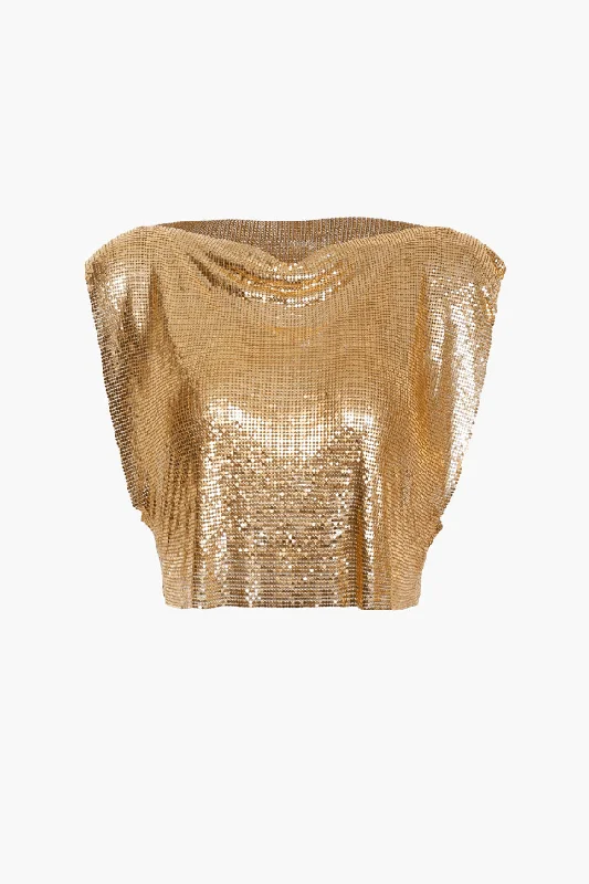 Metallic Glitter Tank Top vibrant tank top