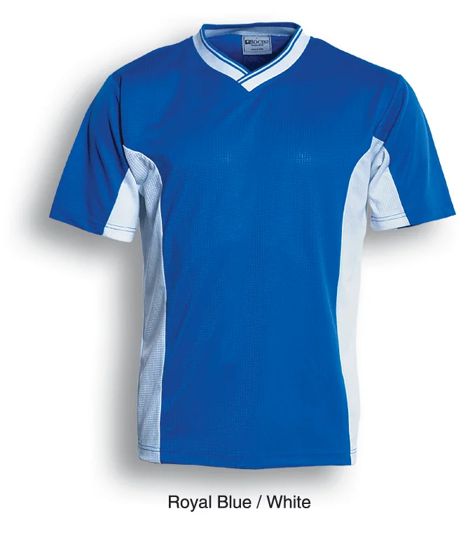 Adults Soccer Panel Jersey - Royal/White Off Shoulder Jersey Top