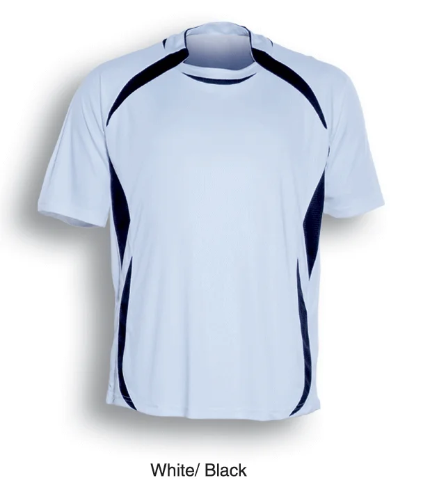 Adult Sports Soccer Jersey - White/Black Pastel Jersey Tee