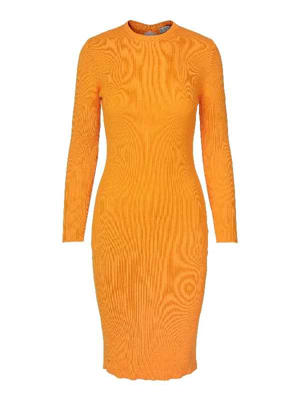 Alpine Rose Dress - Orange Tunics Modern contemporary